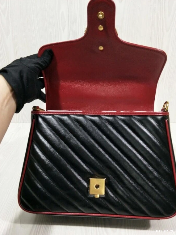 Firstbag ru small Marmont handle bag Gucci GG top 0814